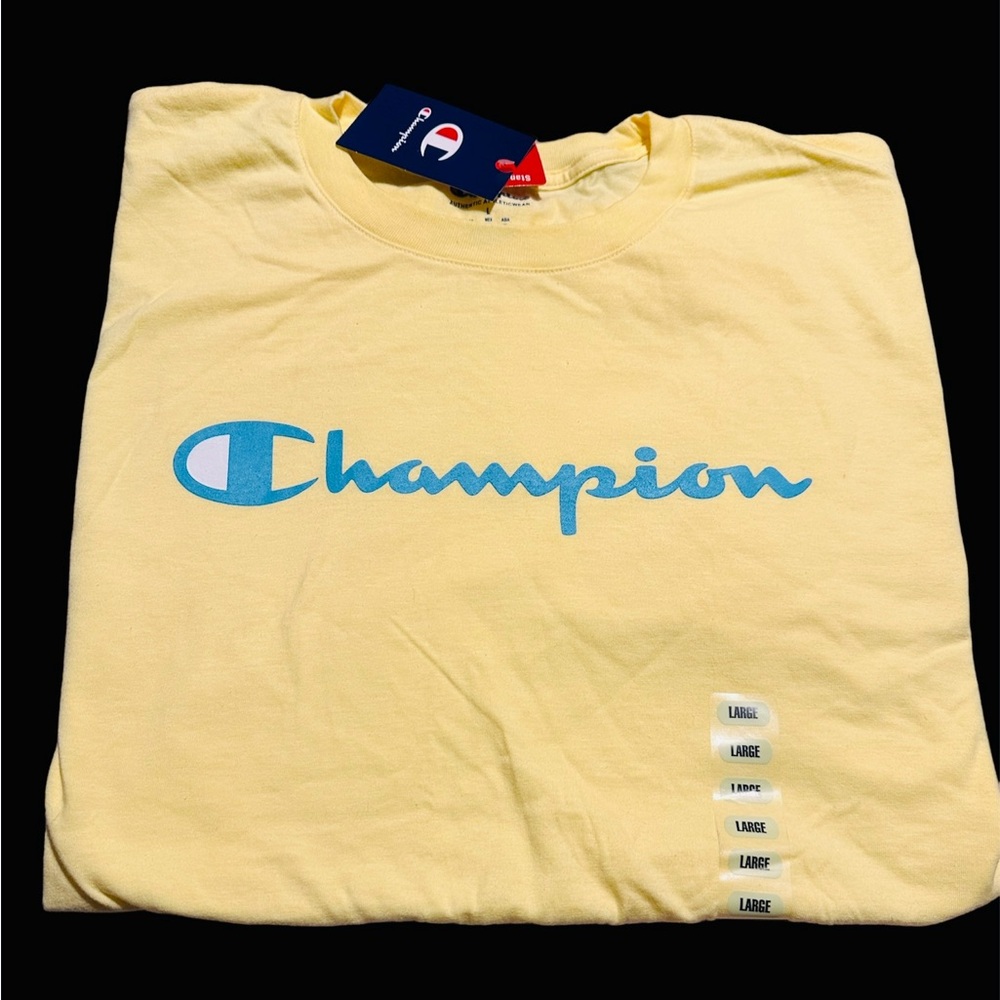 Men’s Champion LARGE t-shirt. New